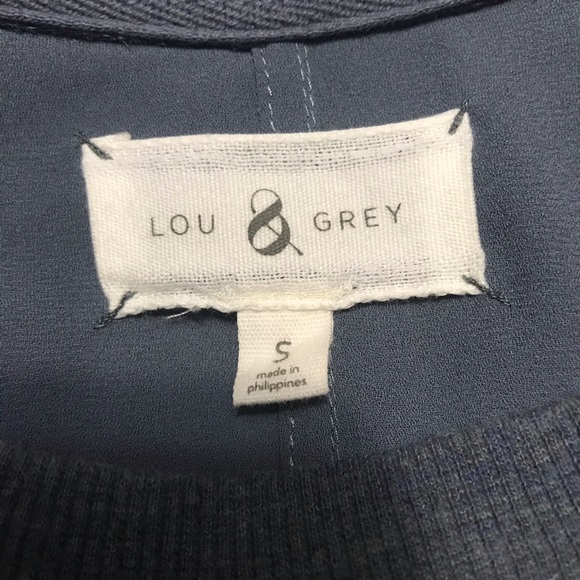 Lou & Grey Dusty Blue Blouse - Picture 4 of 5